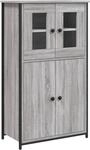 vidaXL Highboard Grau Sonoma 62x32x106,5 cm Holzwerkstoff 834208