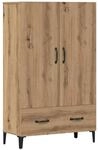 vidaXL Highboard Artisan-Eiche 70x31x115 cm Holzwerkstoff 856925