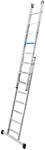 Iller Stufen Schiebeleiter ERGO Plus mit Standfester Quertraverse 2x8 Stufen
