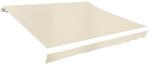 vidaXL Markisenbespannung Canvas Creme 6x3 m ohne Rahmen 141015