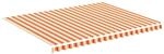 vidaXL Markisenbespannung Gelb und Orange 4,5x3,5 m 312020