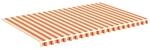 vidaXL Markisenbespannung Gelb und Orange 5x3 m 312021