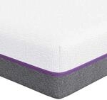 vidaXL Matratze Wei&szlig; und Grau 180 x 200 cm Memory Foam 4106332