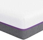 vidaXL Matratze Wei&szlig; und Grau 120 x 200 cm Memory Foam 4106328