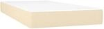 vidaXL Taschenfederkernmatratze Creme 90x190x20 cm Stoff 347699