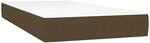 vidaXL Taschenfederkernmatratze Dunkelbraun 80x200x20 cm Stoff 347677