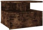 vidaXL Nachttisch H&auml;ngend R&auml;uchereiche 40x31x27 cm Holzwerkstoff