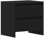 vidaXL Nachttisch Schwarz Eichen-Optik 45 x 34 x 44,5 cm Holzwerkstoff 863357