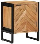 vidaXL Nachttisch Braun 40 x 30 x 50 cm Massivholz Akazie 374104
