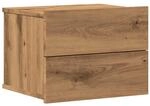 vidaXL Wand-Nachttisch Artisan-Eiche 40x32x30 cm 855946