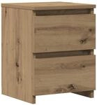 vidaXL Nachttisch Artisan-Eiche 30x30x40 cm Holzwerkstoff 855848
