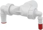 Alcadrain P156Z Doppelanschluss DN40 / DN32, Schlauchanschl&uuml;sse 8&ndash;23 mm mit
