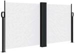 vidaXL Seitenmarkise Ausziehbar Wei&szlig; 120x1200 cm 4004796