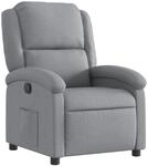 vidaXL Relaxsessel Hellgrau Stoff Modell 59