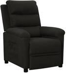 vidaXL Relaxsessel Schwarz Stoff 342341