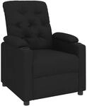 vidaXL Relaxsessel Schwarz Stoff 339104