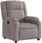 vidaXL Relaxsessel Taupe Stoff 373544