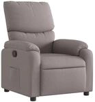 vidaXL Relaxsessel Taupe Stoff 373418