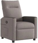 vidaXL Relaxsessel Taupe Stoff 4104830