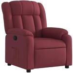 vidaXL Relaxsessel Weinrot Stoff 373577