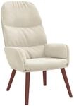 vidaXL Relaxsessel Cremewei&szlig; Samt 4102619