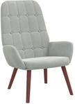 vidaXL Relaxsessel Hellgrau Samt 4102632