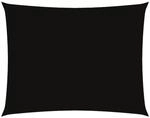 vidaXL Sonnensegel Oxford-Gewebe Rechteckig 6x8 m Schwarz 135773