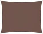 vidaXL Sonnensegel Oxford-Gewebe Rechteckig 5x7 m Braun 135825