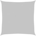 vidaXL Sonnensegel Hellgrau 2x2 m 100 % Polyester Oxford 4000399