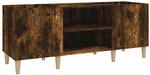 vidaXL Plattenschrank R&auml;uchereiche 121x38x48 cm Holzwerkstoff 831930