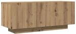 vidaXL TV-Regal Artisan-Eiche 100x35x40 cm Holzwerkstoff 856354