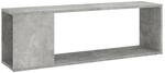 vidaXL TV-Schrank Betongrau 100x24x32 cm Holzwerkstoff