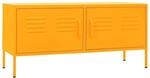 vidaXL TV-Schrank Senfgelb 105x35x50 cm Stahl