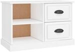 vidaXL TV-Schrank Wei&szlig; 73x35,5x47,5 cm Holzwerkstoff 816168