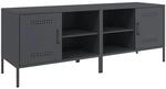 vidaXL TV-Schr&auml;nke 2 Stk Anthrazit 68x39x50,5 cm Stahl 842999