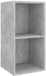 vidaXL TV-Wandschrank Betongrau 37x37x72 cm Holzwerkstoff
