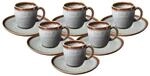like. by Villeroy & Boch Lave Kaffeetassen mit Untertassen 190 ml 6er Set Beige