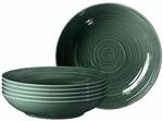 Seltmann Weiden Terra Pastateller 26 cm 6er Set Moosgr&uuml;n