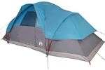 vidaXL Kuppel-Familienzelt 9 Personen Blau Wasserdicht 94564