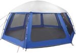 vidaXL Poolzelt mit Abnehmbarem &Uuml;berzelt Netzw&auml;nden Azurblau 612x612cm 4100637