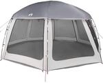 vidaXL Poolzelt mit Abnehmbarem &Uuml;berzelt Netzw&auml;nden Grau 612x612cm 4100639