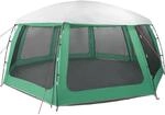 vidaXL Poolzelt mit Abnehmbarem &Uuml;berzelt Netzw&auml;nden Meergr&uuml;n 690x690cm 4100641