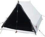 vidaXL Camping-Keilzelt 2 Personen Wei&szlig; Verdunkelt Wasserdicht 94758