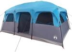 vidaXL Familienzelt f&uuml;r 10 Personen Blau Wasserdicht 94540