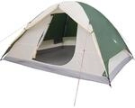 vidaXL Kuppel-Campingzelt 6 Personen Gr&uuml;n Wasserdicht 94412