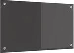 vidaXL K&uuml;chenr&uuml;ckwand Dunkelgrau 70 x 40 x 0,6 cm Geh&auml;rtetes Glas 42001238