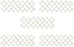 vidaXL Scherenzaun 5 Stk Tannenholz 180x60 cm 47240