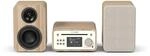 Pure Classic Stereo Mini Das Charmante Micro-Stereo-System Baumwoll-Wei&szlig;/Eiche