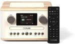 Pure Classic C-D4 Das Charmante Digitalradio Mit CD-Player Baumwoll-Wei&szlig;/Eiche