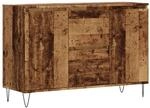 vidaXL Sideboard Altholz-Optik 101,5x35x70 cm Holzwerkstoff 857266